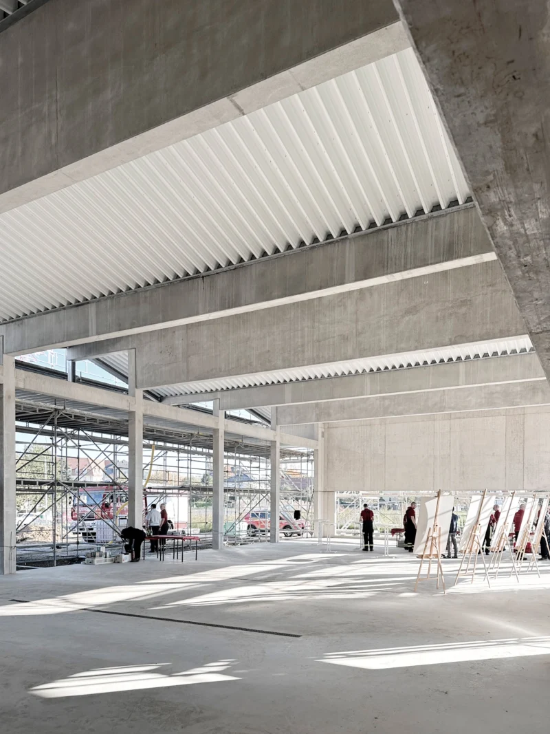 FWR Baustellenfoto Fahrzeughalle