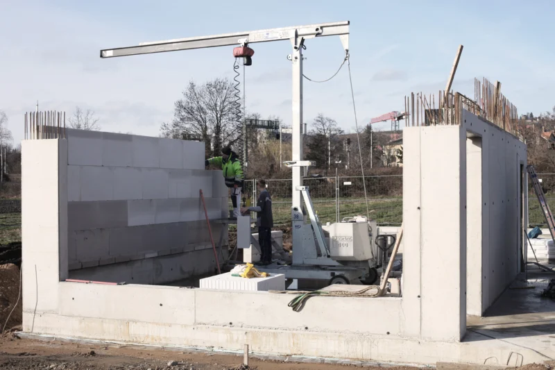 FWR Baustellenfoto Maurerarbeiten